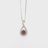 Diamond Round Birthstone Pendant