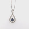 Diamond Round Birthstone Pendant