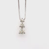 Diamond Round Graduated Pendant