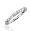 Diamond Round Ladies Band Ring