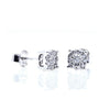 Diamond Halo Earrings
