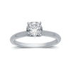 Lab Grown Diamond Solitaire Ring 0.50ct round 14K White Gold