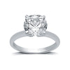 Lab Grown Diamond Solitaire Ring 0.50ct round 14K White Gold