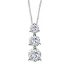 Diamond Round Graduated Pendant