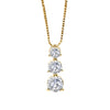 Diamond Round Graduated Pendant