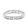 Diamond Round Ladies Channel Band Ring