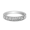 Diamond Round Ladies Band Ring