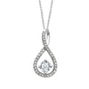 Diamond Round Birthstone Pendant