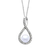 Diamond Round Birthstone Pendant