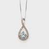 Diamond Round Birthstone Pendant