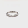 Diamond Round Ladies Channel Band Ring