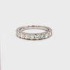 Diamond Round Ladies Band Ring